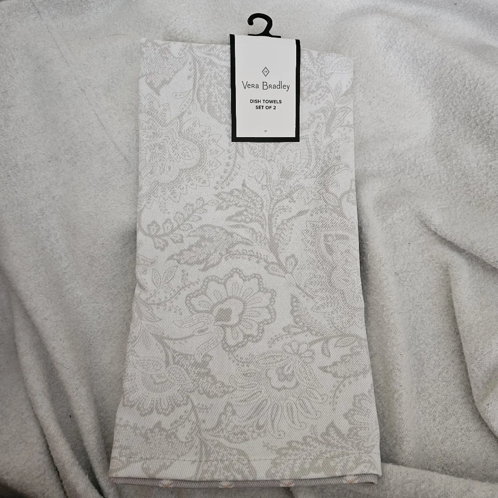 Vera Bradley Java Lace Dish Towel Set of 2